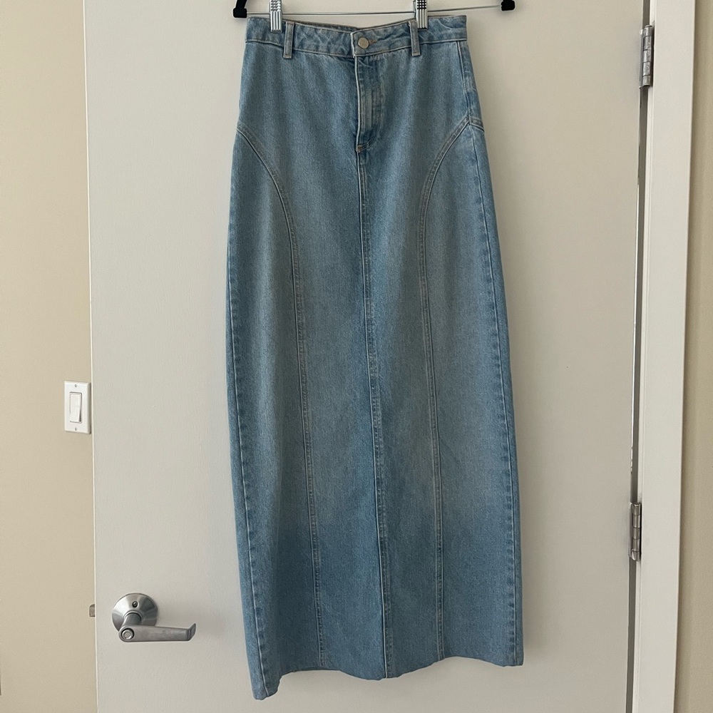 Denim skirt from NA-KD.